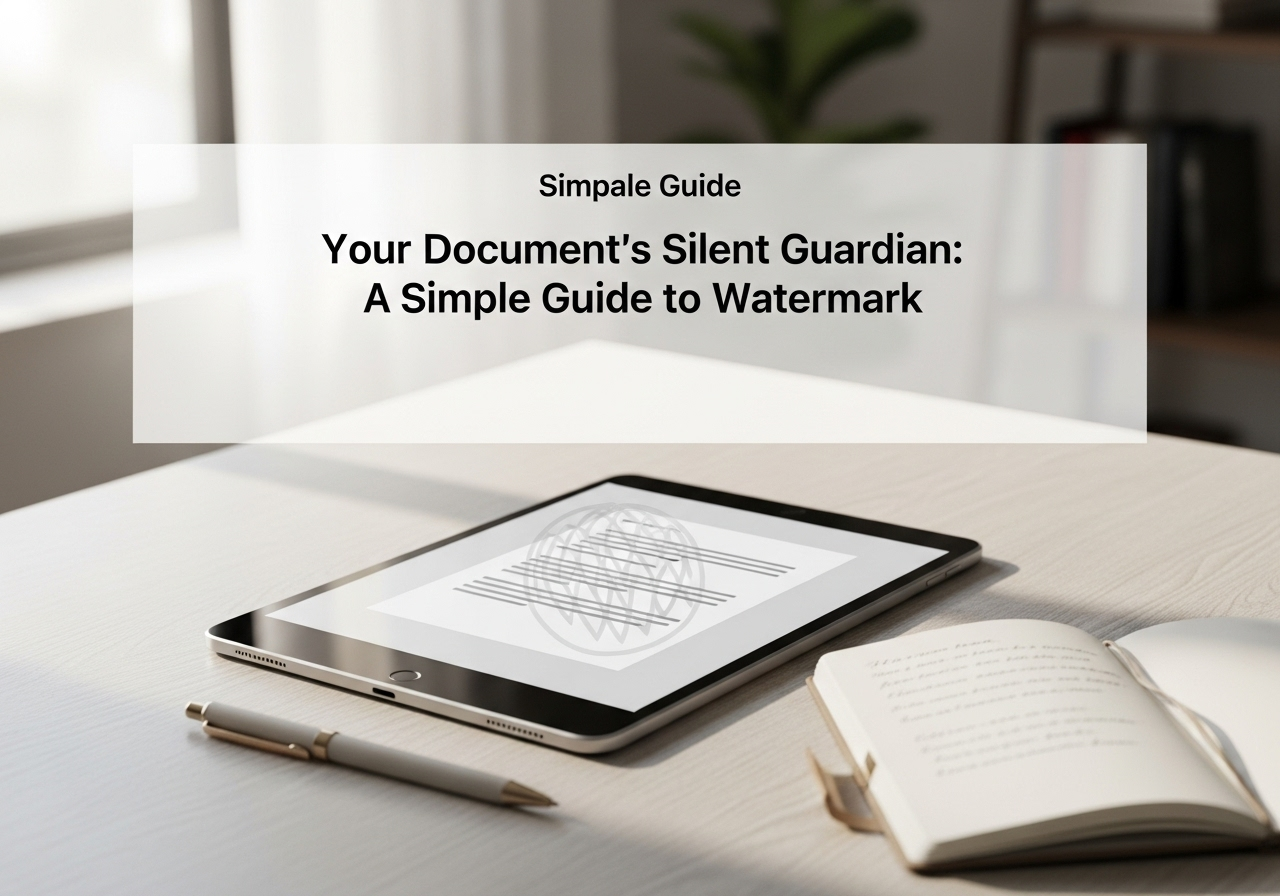 A document with a professional watermark